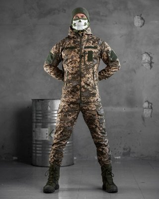 Тактичний зимовий теплий військовий комплект Masterka ( Куртка + Штани ), Колір: Піксель, Розмір: L 10293JTK фото