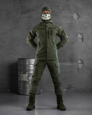 Тактический зимний теплый военный комплект Mistx ( Куртка + Штаны ), Цвет: Олива, Размер: L 10294JTK фото