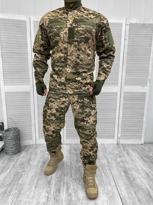Тактическая военная форма комплект Уставной ГОСТ ( Китель + Штаны ), Цвет: Пиксель ВСУ, Размер: L 10038JTK фото