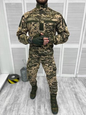 Тактическая военная форма комплект Уставной ( Китель + Штаны ), Цвет: Пиксель ВСУ, Размер: L 10038JTKO фото