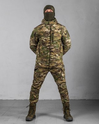 Тактичний зимовий теплий військовий комплект DuCut ( Куртка + Штани ), Колір: Мультикам, Розмір: L 10297JTK фото