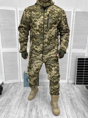 Тактическая теплая зимняя военная форма комплектом костюм Charter ( Куртка + Штаны ), Цвет: Пиксель ВСУ, Размер: L 10022JTK фото