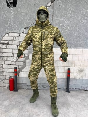 Тактична тепла зимова військова форма костюм Charter (Куртка + Штани), Колір: Піксель ЗСУ, Розмір: L 10022JTKO фото