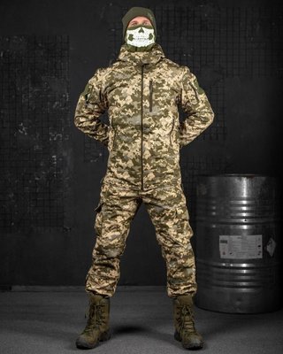 Тактична тепла зимова військова форма костюм Lacen (Куртка + Штани), Колір: Піксель ЗСУ, Розмір: L 10022JTKOO фото